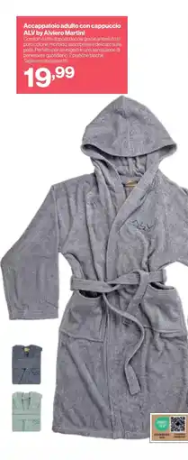 In'S Mercato Accappatoio adulto con cappuccio ALV by Alviero Martini offerta
