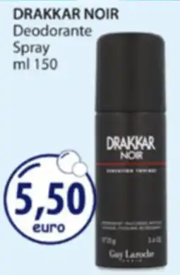 Acqua & Sapone DRAKKAR NOIR Deodorante Spray offerta