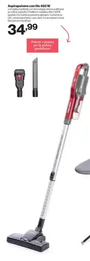 In'S Mercato Aspirapolvere con filo 450 W offerta
