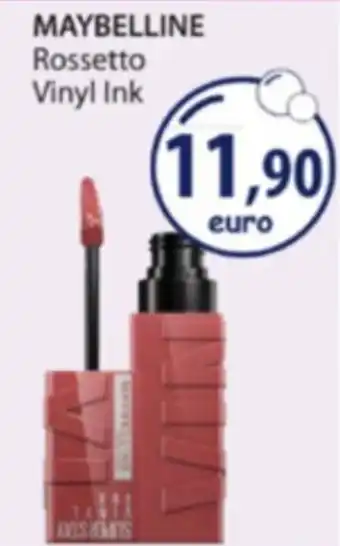 Acqua & Sapone MAYBELLINE Rossetto Vinyl Ink offerta