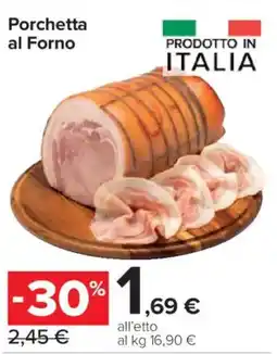 Carrefour Express Porchetta al Forno offerta
