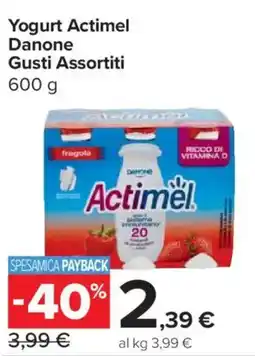 Carrefour Express Yogurt Actimel Danone offerta