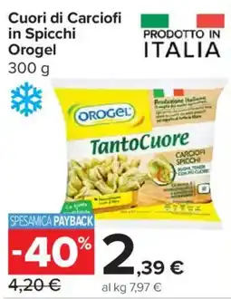 Carrefour Express Cuori di Carciofi in Spicchi Orogel offerta