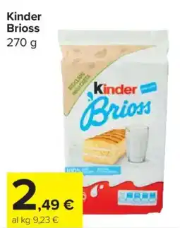 Carrefour Express Kinder Brioss offerta