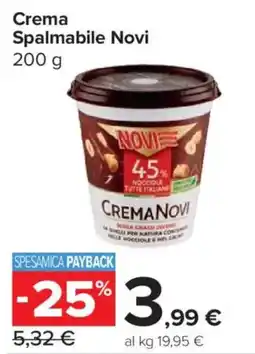 Carrefour Express Crema Spalmabile Novi offerta