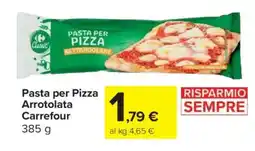 Carrefour Express Pasta per Pizza Arrotolata Carrefour offerta