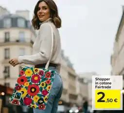 Carrefour Express Shopper in cotone Fairtrade offerta