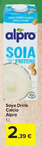 Carrefour Express Soya Drink Calcio Alpro offerta