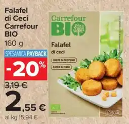 Carrefour Express Falafel di Ceci Carrefour BIO offerta