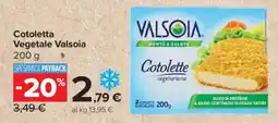 Carrefour Express Cotoletta Vegetale Valsoia offerta