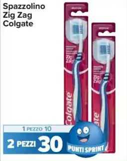 Carrefour Express Spazzolino Zig Zag Colgate offerta