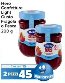 Carrefour Express Hero Confetture Light Gusto Fragola o Pesca offerta