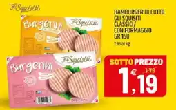 Ard Discount Hamburger di cotto gli squisiti classici con formaggio offerta
