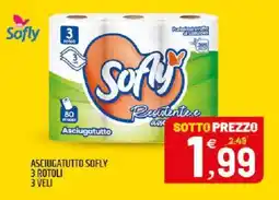 Ard Discount Asciugatutto sofly 3 rotoli 3 veli offerta
