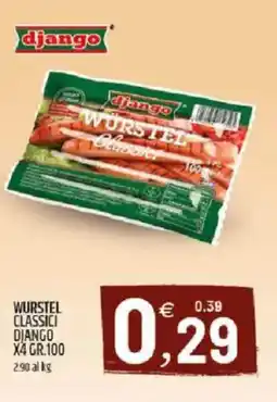 Ard Discount Wurstel classici DJANGO offerta