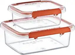 MD Discount CONTENITORI PRESS&LOCK AMBRA offerta