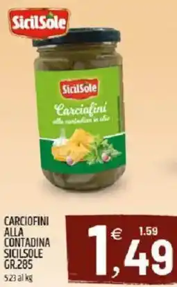 Ard Discount Carciofini alla contadina SICILSOLE offerta