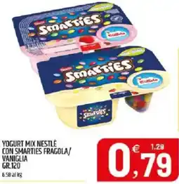 Ard Discount Yogurt mix nestlé con smarties fragola/ vaniglia offerta