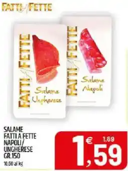 Ard Discount Salame fatti a fette napoli/ ungherese offerta