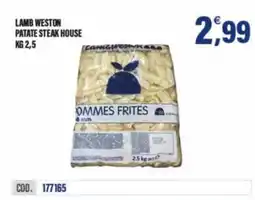Adhoc Lamb weston patate steak house offerta