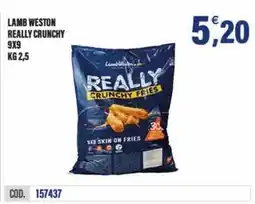 Adhoc Lamb weston really crunchy 9x9 offerta