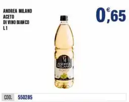 Adhoc Andrea milano aceto di vino bianco offerta