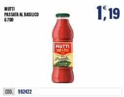 Adhoc Mutti passata al basilico offerta