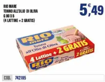 Adhoc Rio mare tonno all'olio di oliva offerta