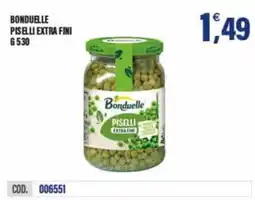 Adhoc Bonduelle piselli extra fini offerta