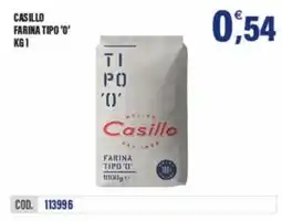 Adhoc Casillo farina tipo'o' offerta