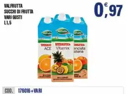 Adhoc Valfrutta succhi di frutta offerta