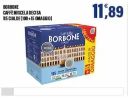 Adhoc Borbone caffè miscela decisa offerta
