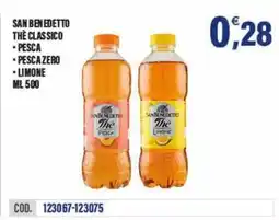 Adhoc San benedetto the classico, pesca, pescazero e limone offerta