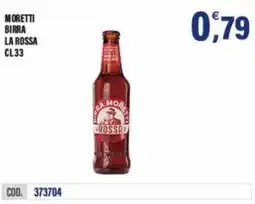 Adhoc Moretti birra la rossa offerta