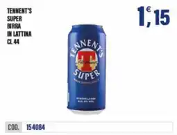 Adhoc Tennent's super birra in lattina offerta