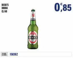 Adhoc Beck's birra offerta