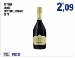 Adhoc Astoria ororo cuvée millesimato offerta