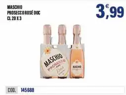 Adhoc Maschio prosecco rosé doc offerta