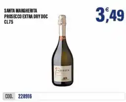 Adhoc Santa margherita prosecco extra dry doc offerta