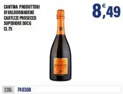 Adhoc Cantina produttori divaldobbiadene cartizze prosecco superiore docg offerta