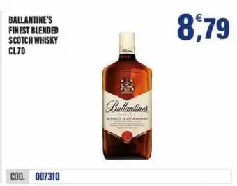 Adhoc Ballantine's finest blended scotch whisky offerta