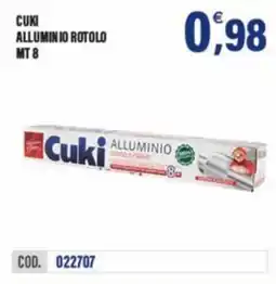 Adhoc Cuki alluminio rotolo mt 8 offerta