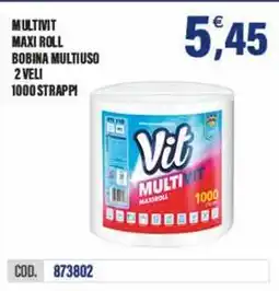 Adhoc Multivit maxi roll bobina multiuso offerta