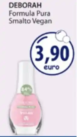Acqua & Sapone DEBORAH Formula Pura Smalto Vegan offerta
