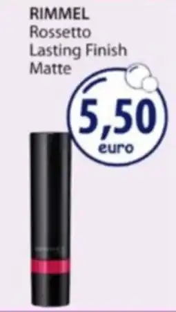 Acqua & Sapone RIMMEL Rossetto Lasting Finish Matte offerta