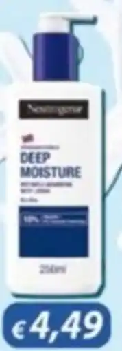 Acqua & Sapone Neutrogena deep moisture offerta