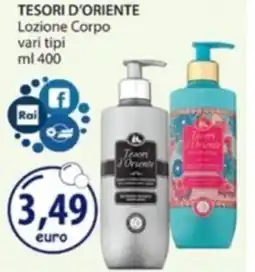 Acqua & Sapone TESORI D'ORIENTE Lozione Corpo offerta