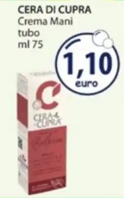 Acqua & Sapone CERA DI CUPRA Crema Mani tubo offerta