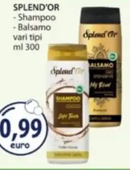 Acqua & Sapone SPLEND'OR Shampoo e Balsamo offerta