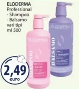 Acqua & Sapone ELODERMA Professional Shampoo e Balsamo offerta